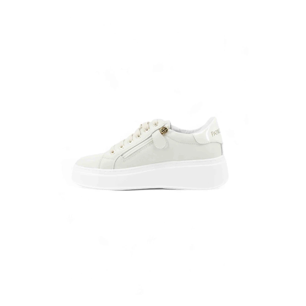 Patrizia Pepe Damen Weiß - Leather Platform Sneaker - Shoes - 35 Eu
