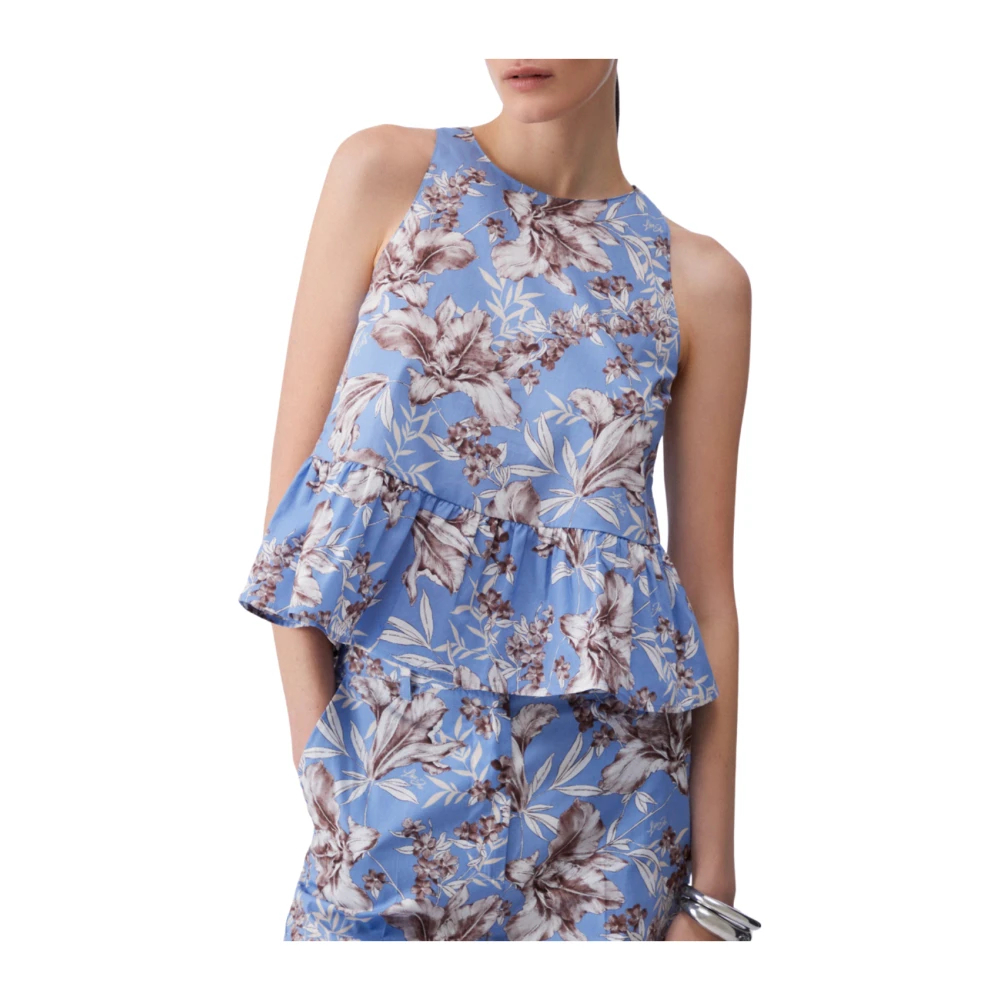 Liu Jo Damen Blau - Tank Top Wa6365 T4853 - Tops - M