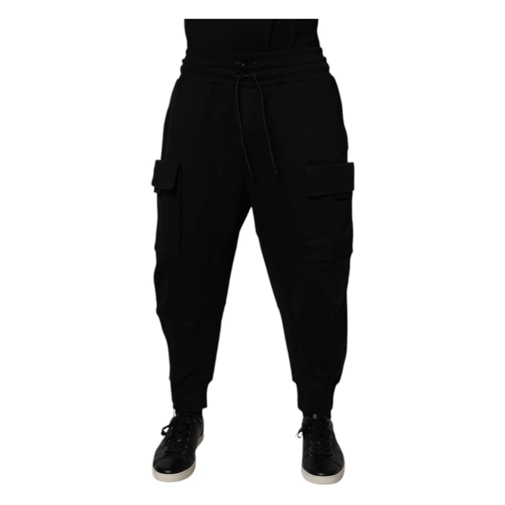 Dolce & Gabbana Herren Schwarz - Cargo Jogger Sweatpants - Trousers - K - Xl