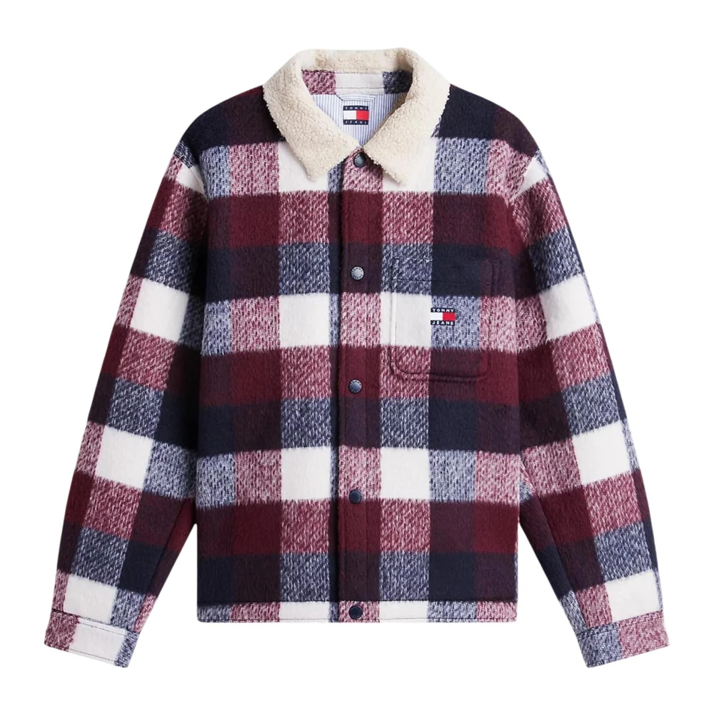 Tommy Jeans (Pvh Group) - Tjm Teddy Collar Brushed Shacket Dark Night Navy - Gr. - S - Bild 5