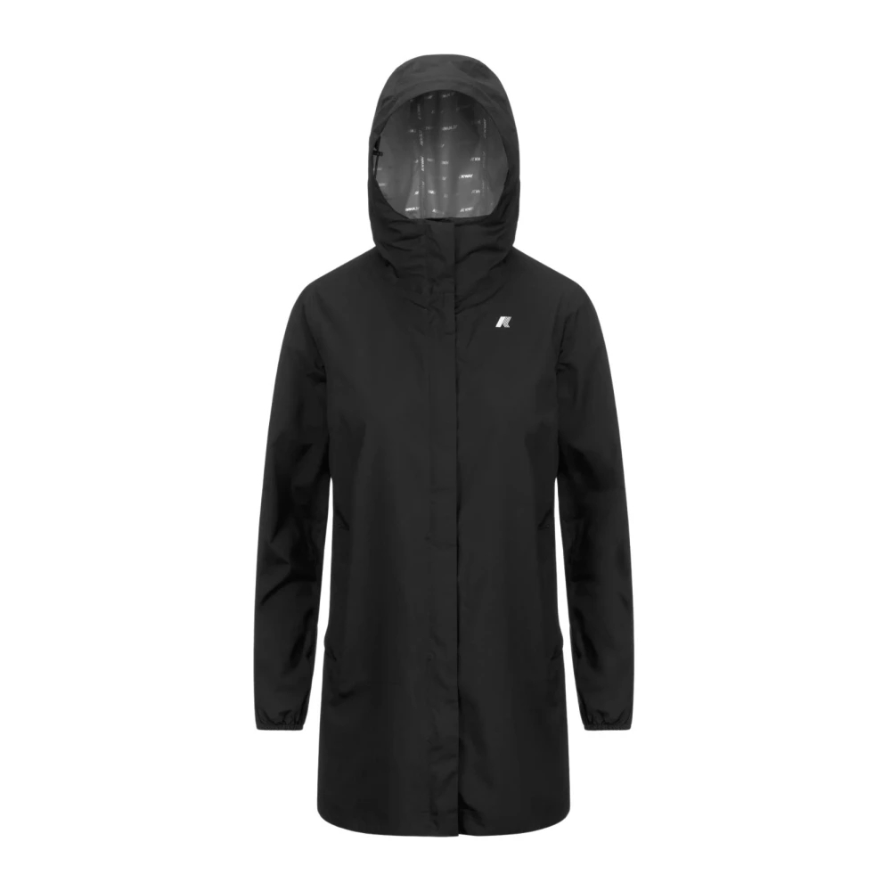 K-Way Damen Schwarz - Sophie Stretch Dot Jacke - Jackets - K - Xs
