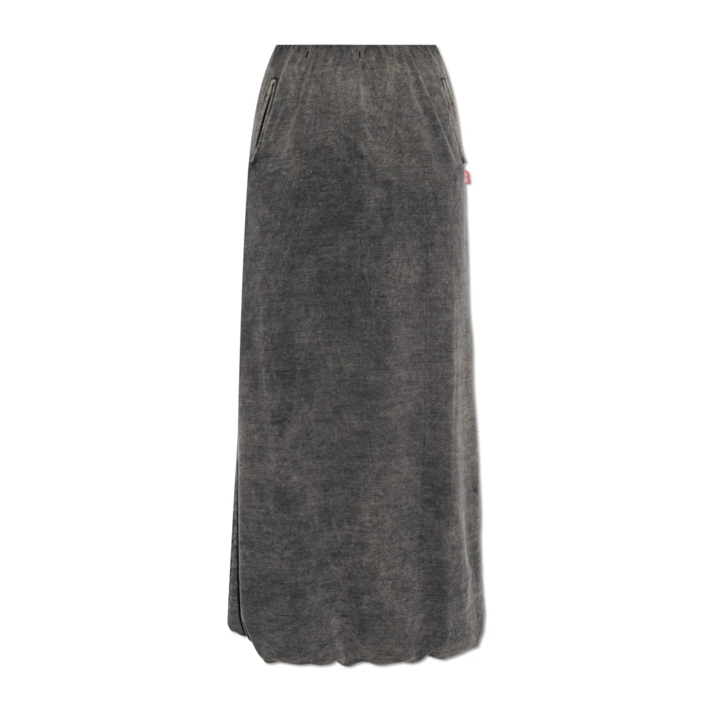 Diesel Damen Grau - Cotton Skirt O-Tulip - Skirts - S