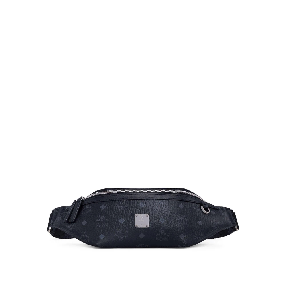 Mcm - Fursten Gürteltasche In Visetos - Bags - Damen - Schwarzk - One Size