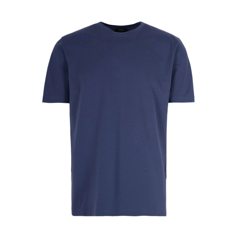 Herno Herren Blau - T-Shirt Mit Rundhalsausschnitt - Tops - Xl
