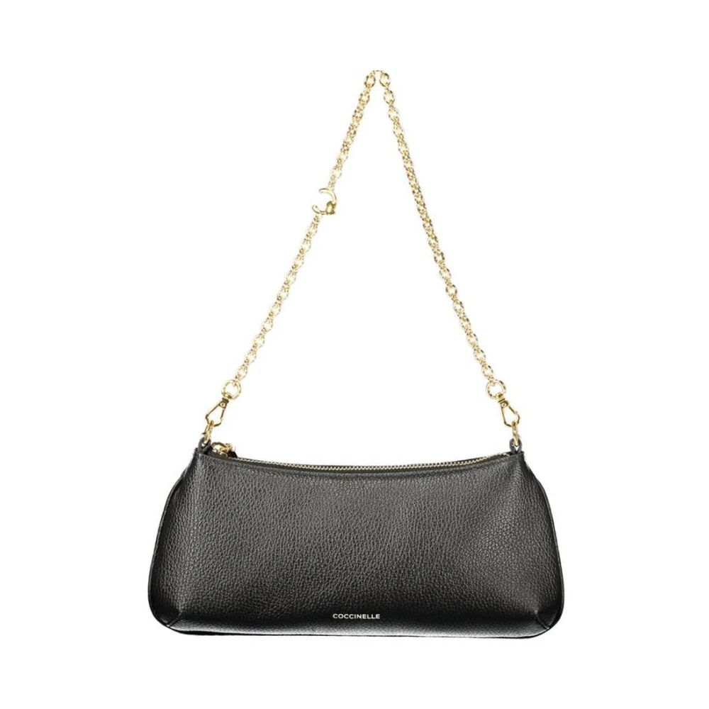 Coccinelle - Leder-Umhängetasche Mit Kettenriemen - Bags - Damen - Schwarzk - One Size