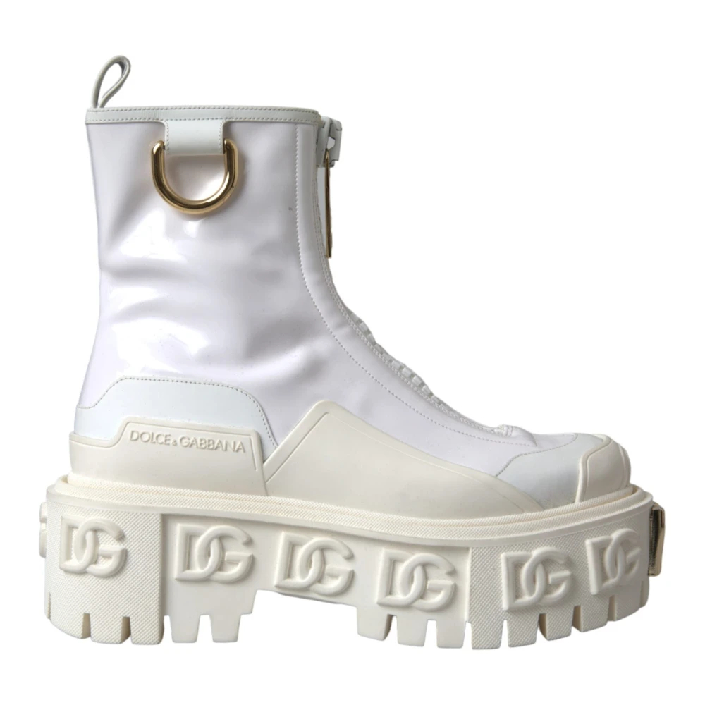 Dolce & Gabbana Damen Weiß - Ankle Boots - Shoes - 38 Eu