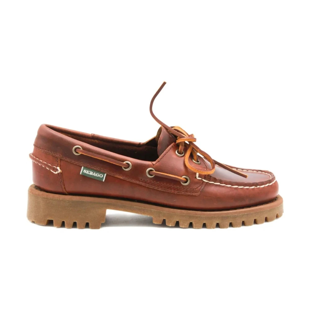 Sebago Damen Braun Bootsschuhe Für Ranger Waxy - Bild 5