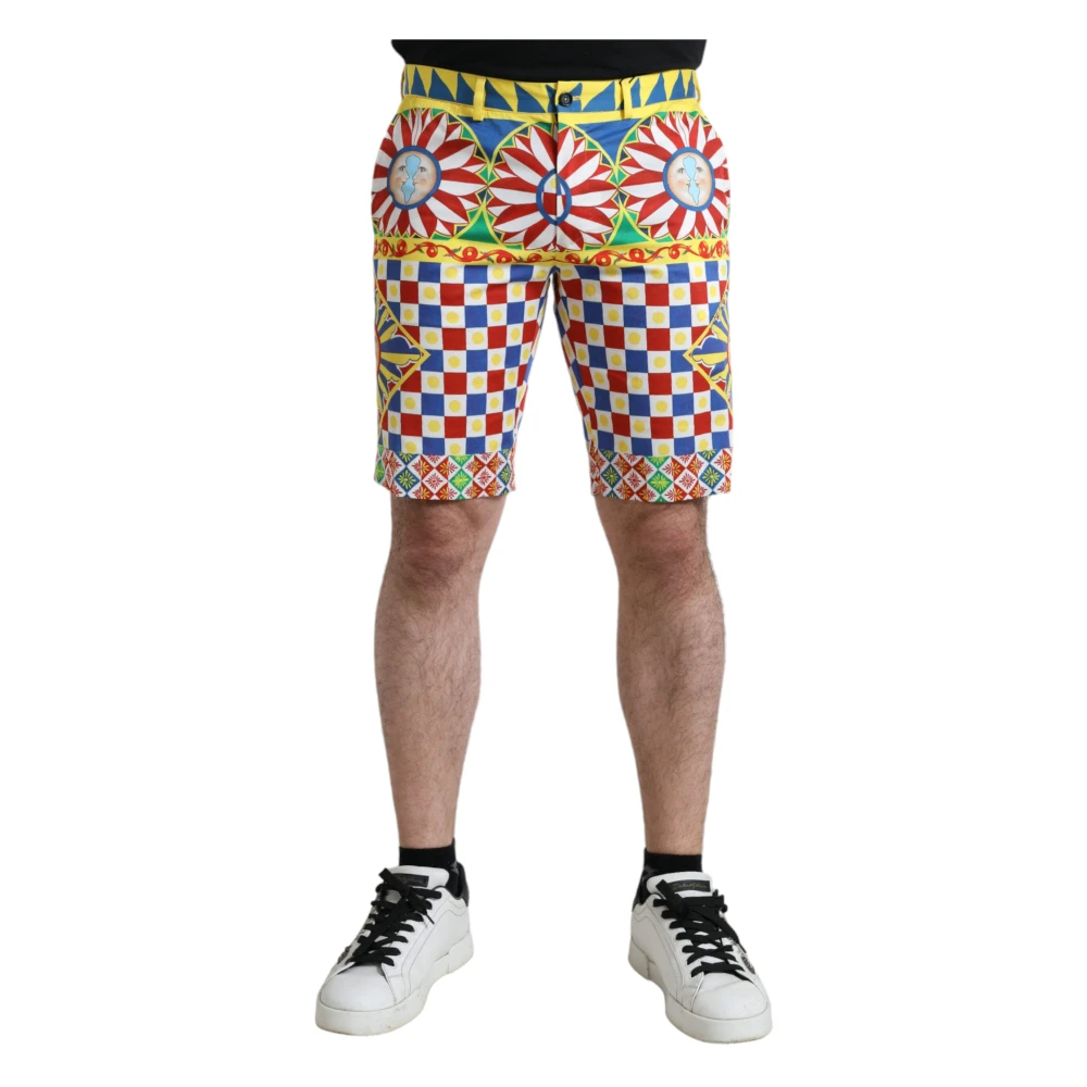 Dolce & Gabbana Herren Multicolor - Bermuda Shorts - Shorts - Mehrfarbig - Xs