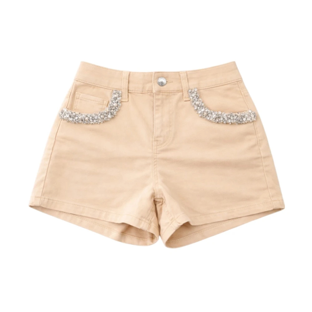 Liu Jo Damen Beige - P9253 Shorts - Shorts - W28