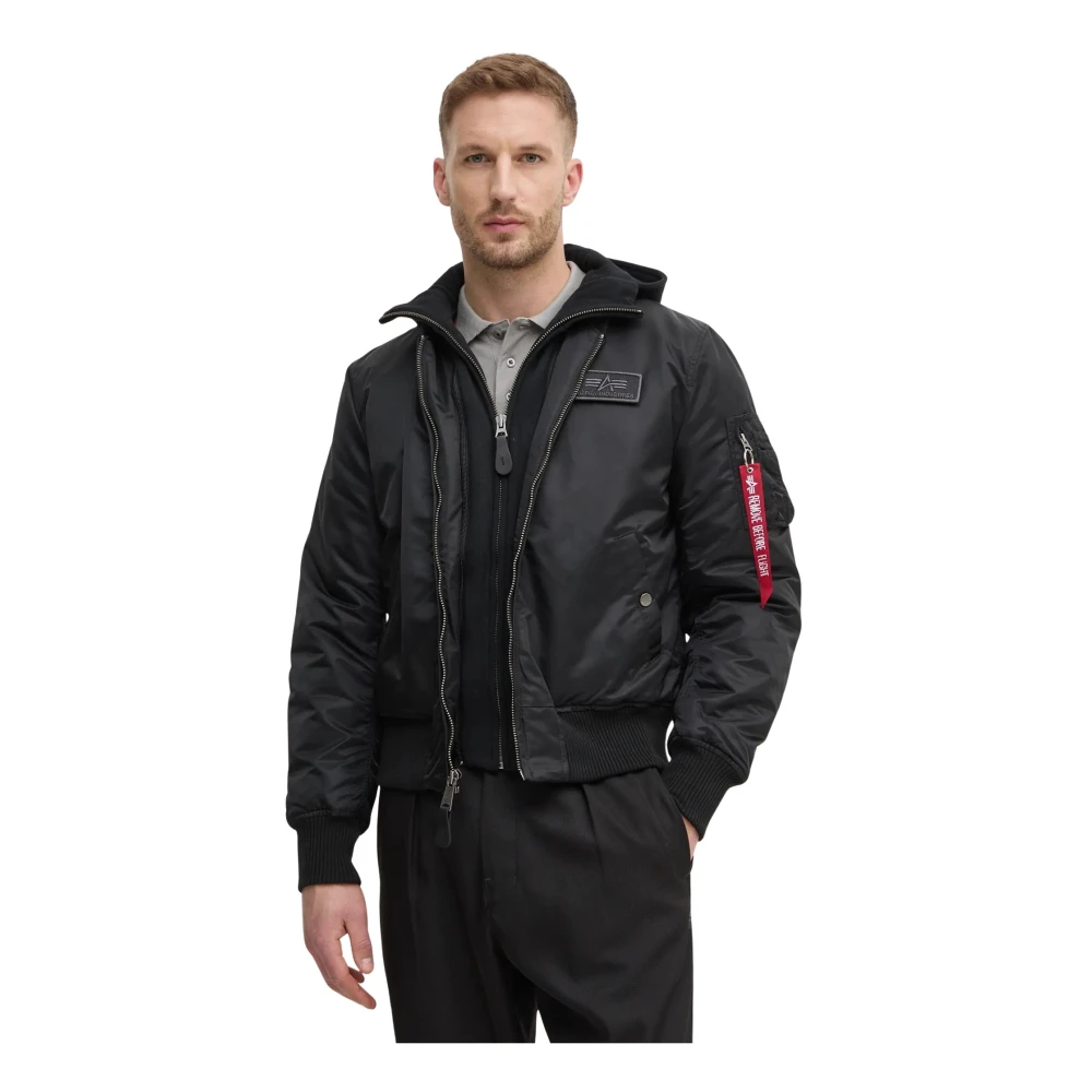 Alpha Industries Herren Schwarz Bomberjacke - Ma-1 D-Tec - S Bis 3XL - Für Männer - Größe S - Bild 10