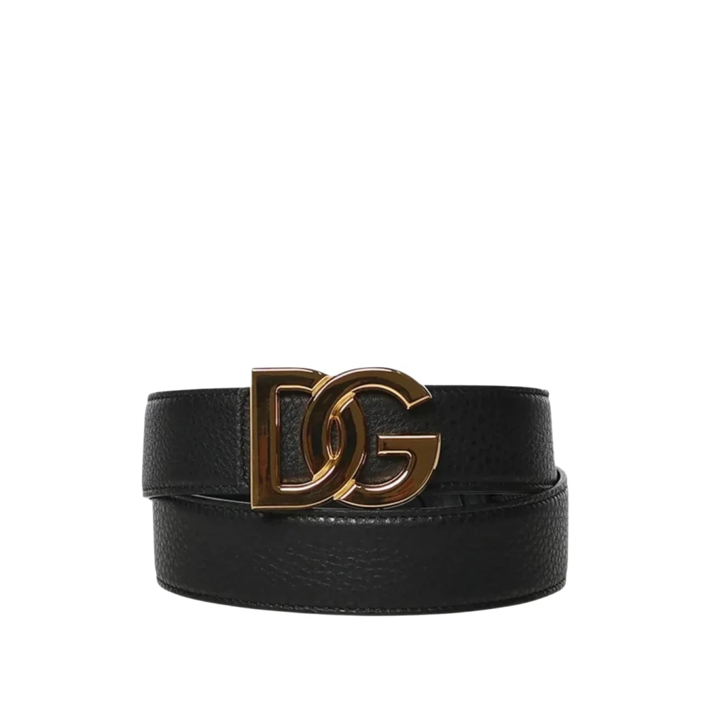 Dolce & Gabbana - Kalbsleder Gürtel Mit Logo - Accessories - Herren - Schwarzk - 95 Cm - Bild 3