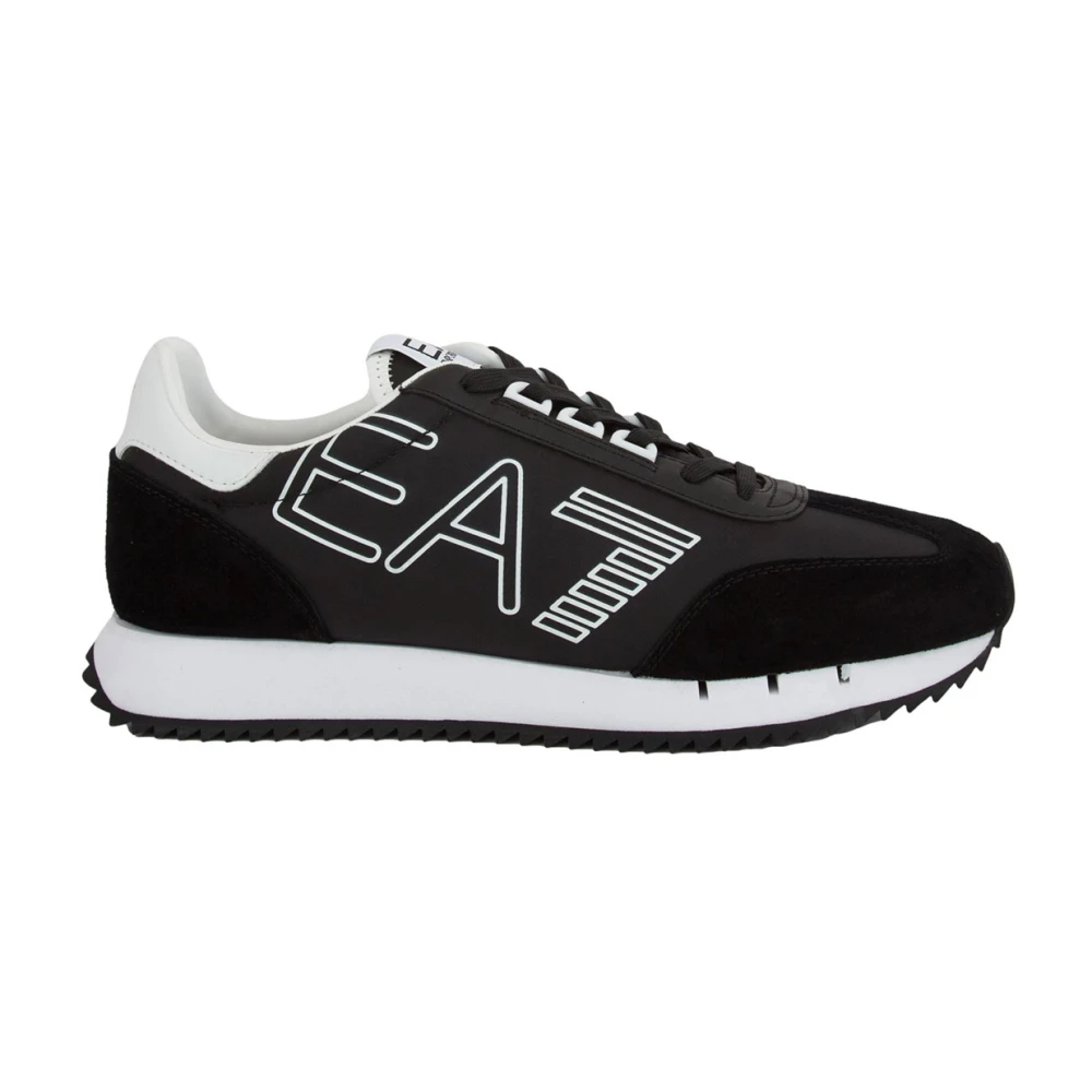 Emporio Armani Ea7 Herren Schwarz - Sneaker Nero - Shoes - K - 42 Eu