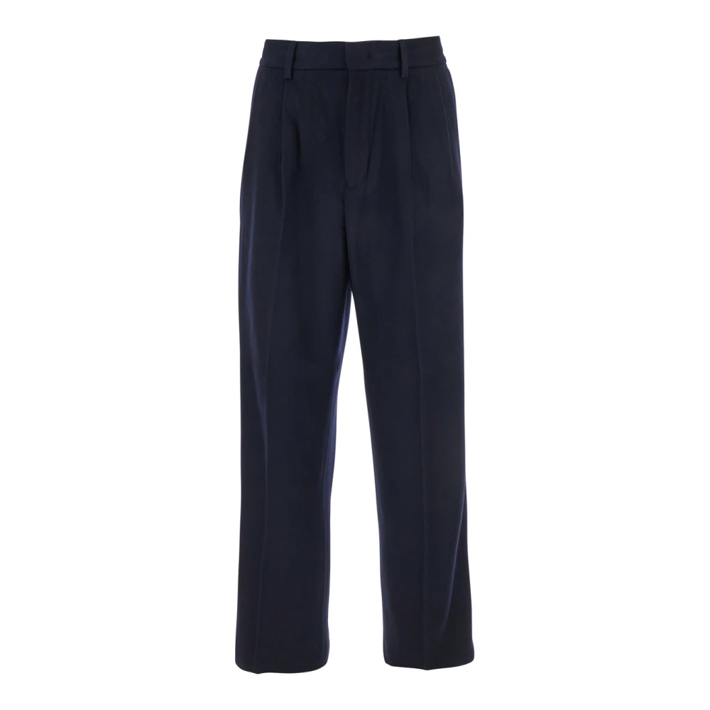 Emporio Armani Herren Blau - Wollhose - Trousers - Xs