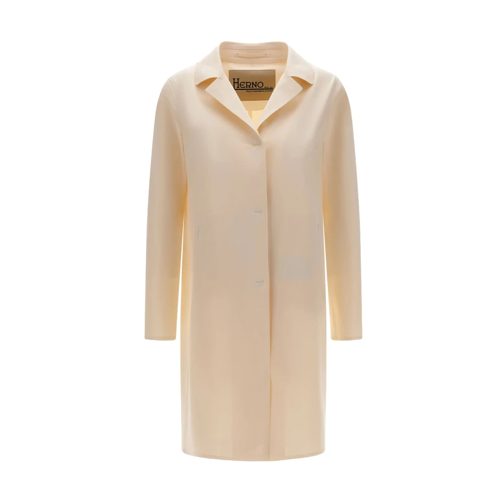Herno Damen Beige - Mantel Aus First-Act Pef - Coats - Xl