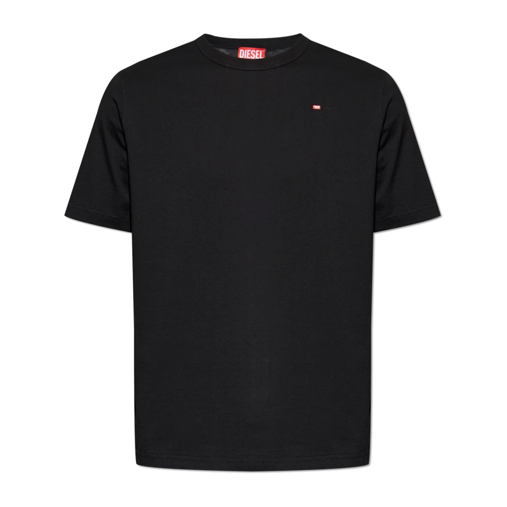 Diesel Unisex Schwarz - T-Shirt T-Adjust-Microdiv - Tops - K - S
