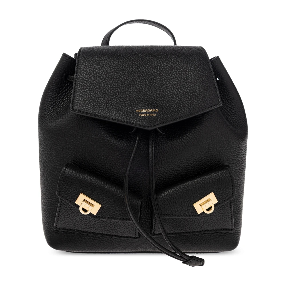FERRAGAMO | Black Harley backpack | Women | PZ - Bild 5
