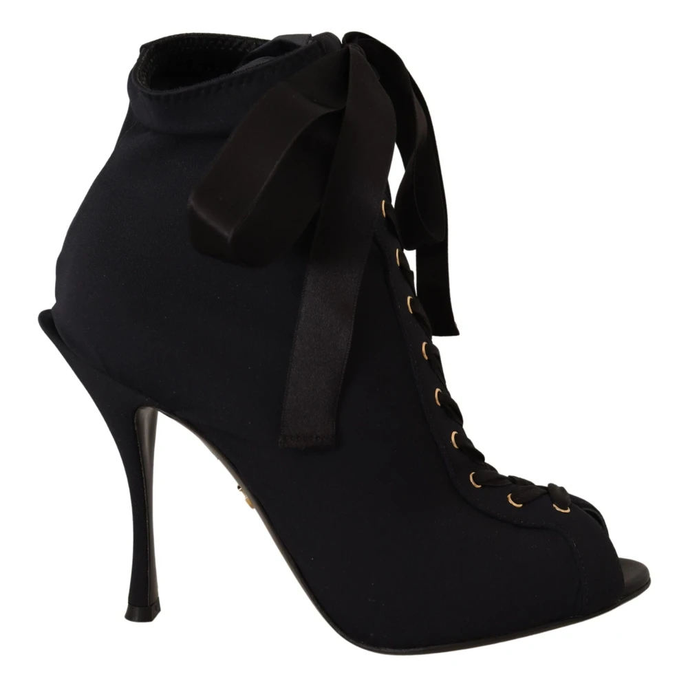 Dolce & Gabbana Damen Schwarz - Heeled Boots - Shoes - K - 36 Eu