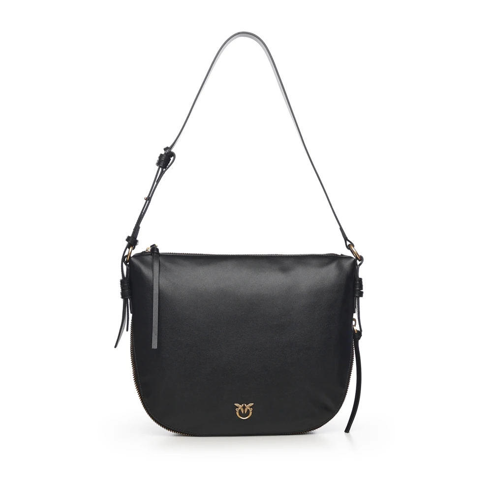 Pinko - Ledertasche - Bags -Damen -Schwarzk -One Size