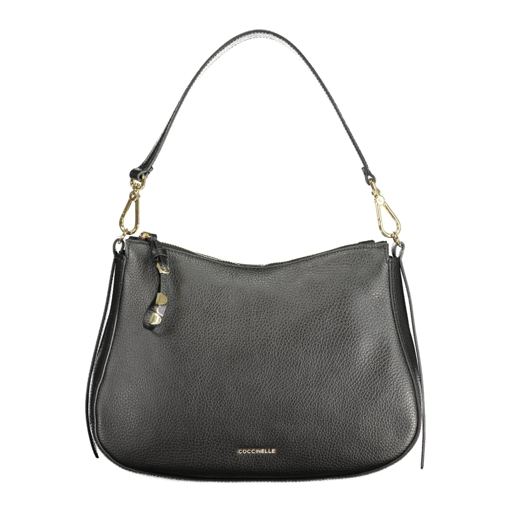 Coccinelle Damen Schwarz Nory Handtasche Aus Genarbtem Leder Einheitsgröße - Bild 13