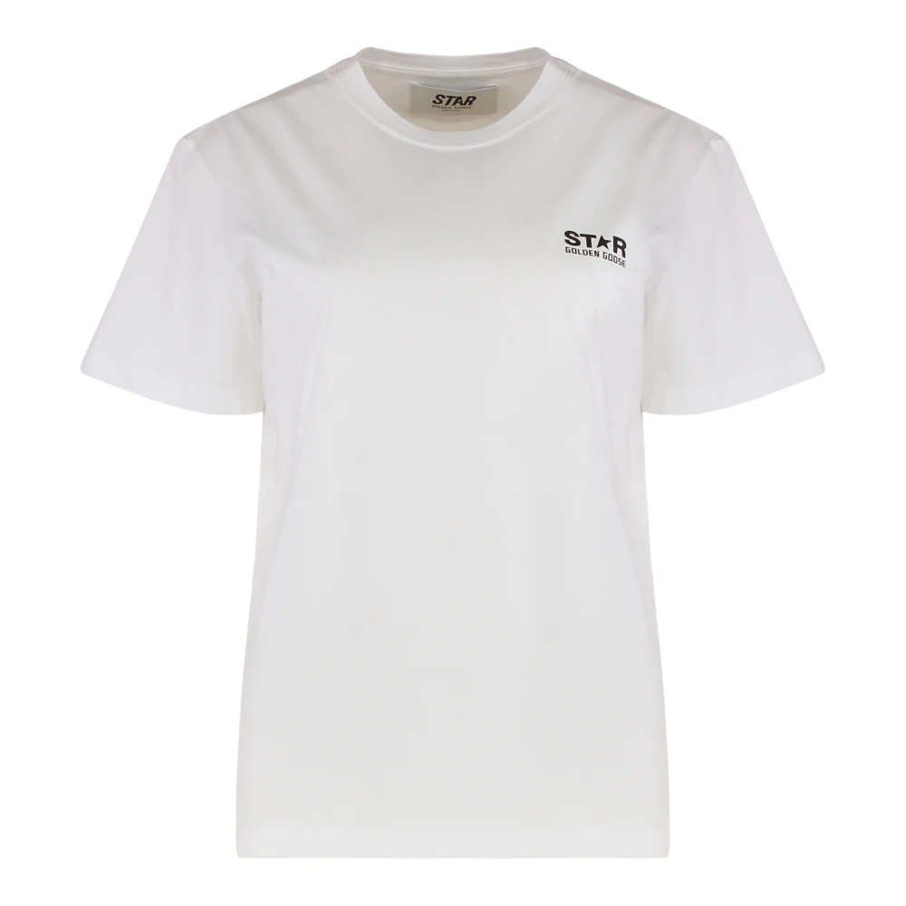 Golden Goose Damen Weiß - Rundhals-T-Shirt - Tops - S