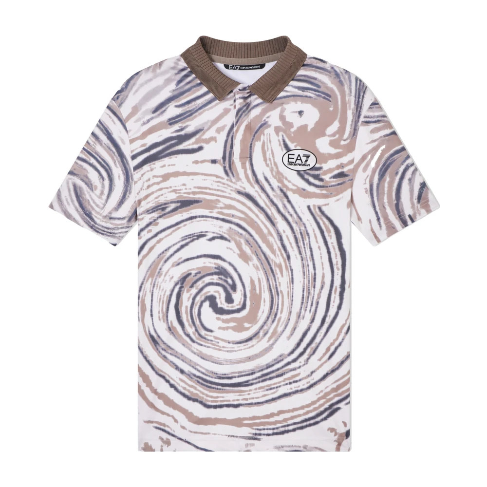 Emporio Armani Ea7 Herren Multicolor - Ventus7 Polo - Tops - Mehrfarbig - S