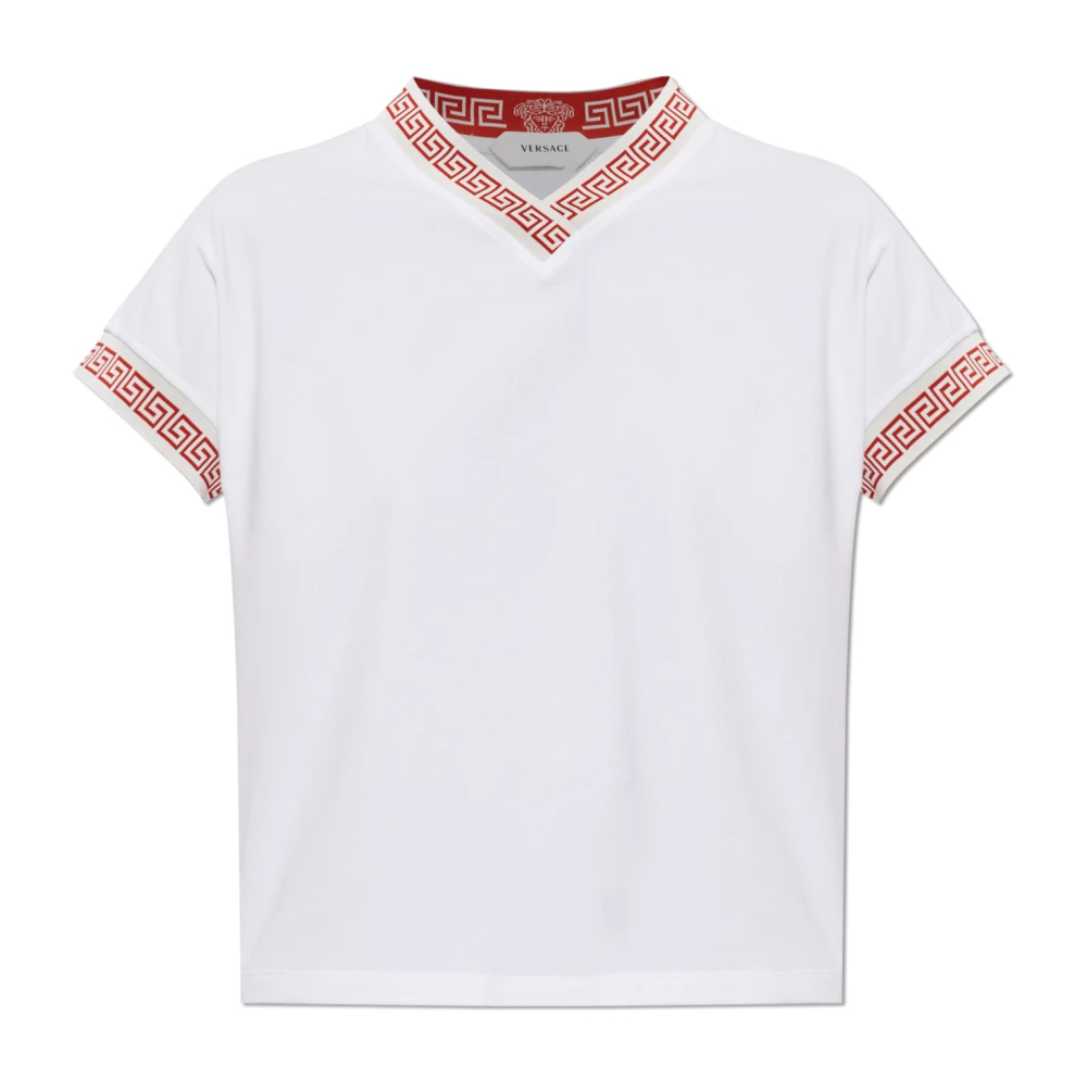 Versace Damen Weiß - V-Neck Top - Tops - S