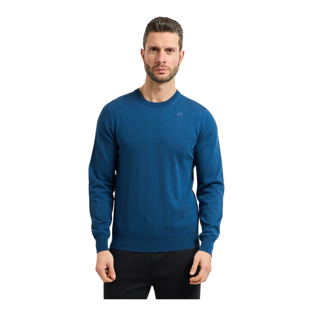 K-Way Herren Blau - Sebastien Cotton Ps - Knitwear - S