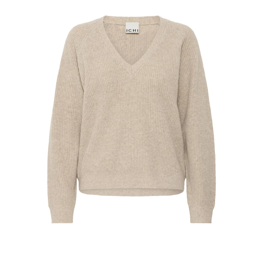 Ichi , Damen, Strickwaren, Beige, S - Bild 3