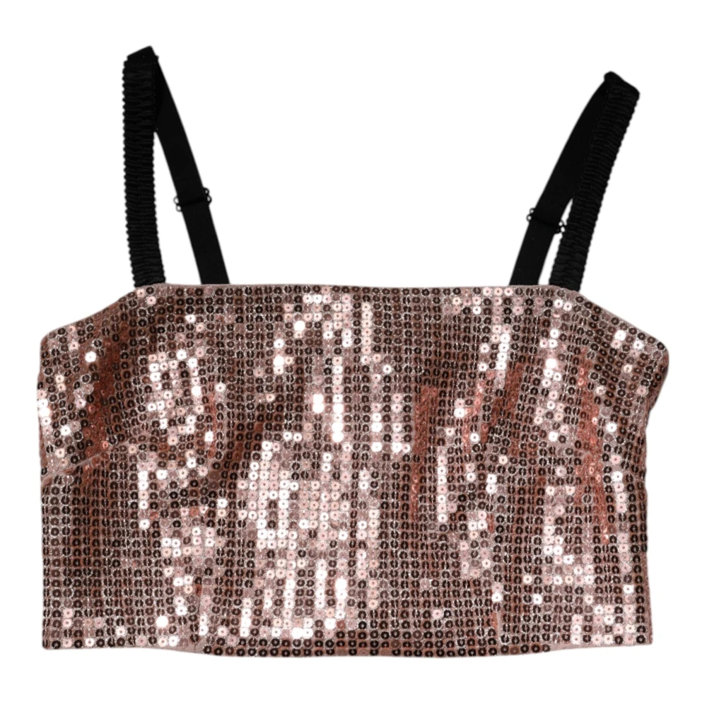 Dolce & Gabbana Damen Rosa - Cropped Top - Tops - S