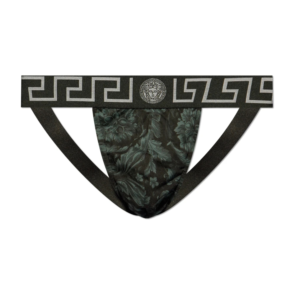 Versace Herren Grau - Gemusterte Jockstraps - Underwear - 3XL