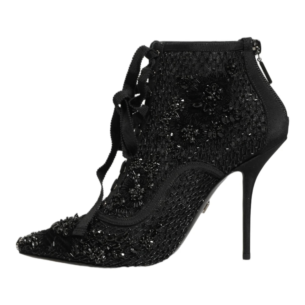 Dolce & Gabbana Damen Schwarz - Short Boots - Shoes - K - 37 1/2 Eu