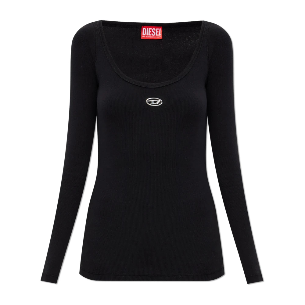 Diesel Damen Schwarz - T-Bal-Od Top - Tops - K - 2XS