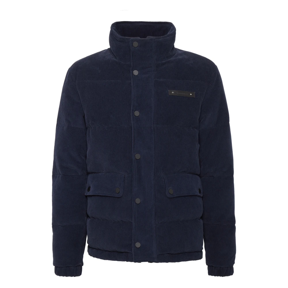 Billionaire Herren Blau - Velvet Down Jacket - Jackets - 2XL