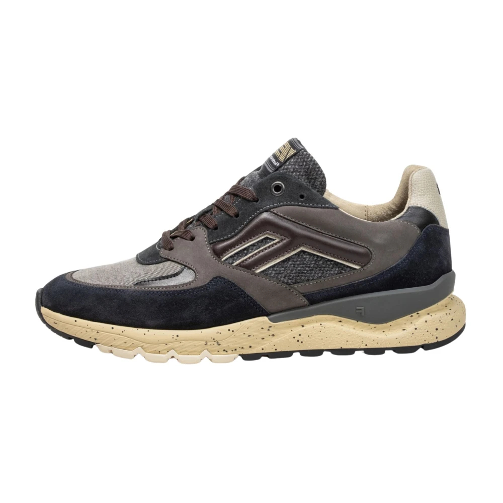 Floris Van Bommel Herren Blau Sneaker Veloursleder - Bild 4