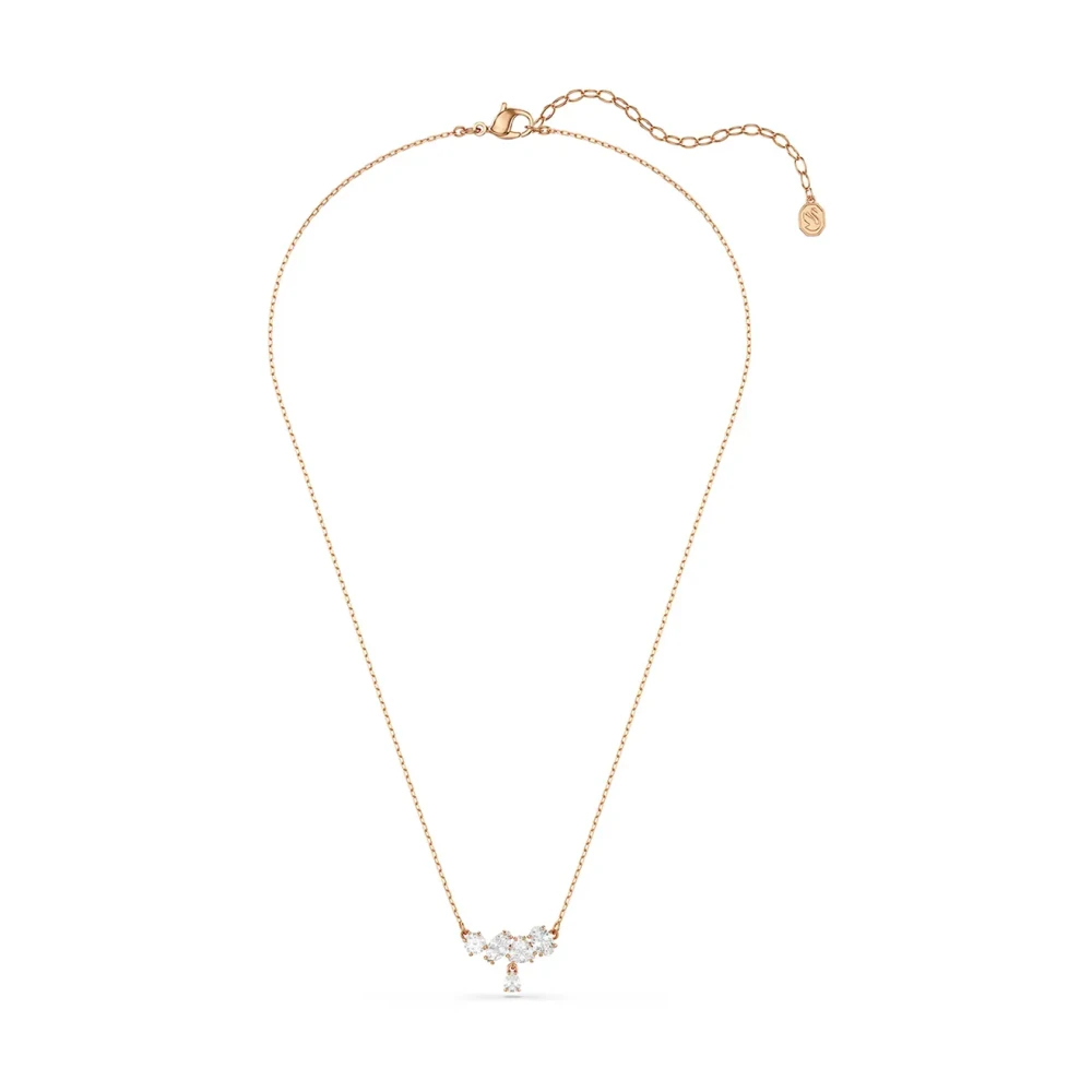 Swarovski Mesmera Halskette, Verschiedene Schliffe, 18K Roségoldbeschichtet Weiß - Bild 4