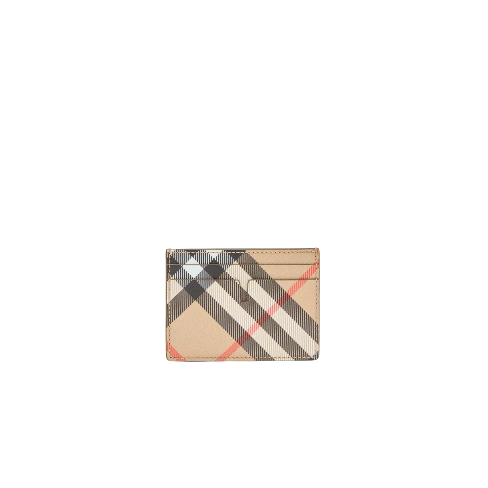 BURBERRY | Sand beige Check credit card holder | Man | PZ - Bild 5