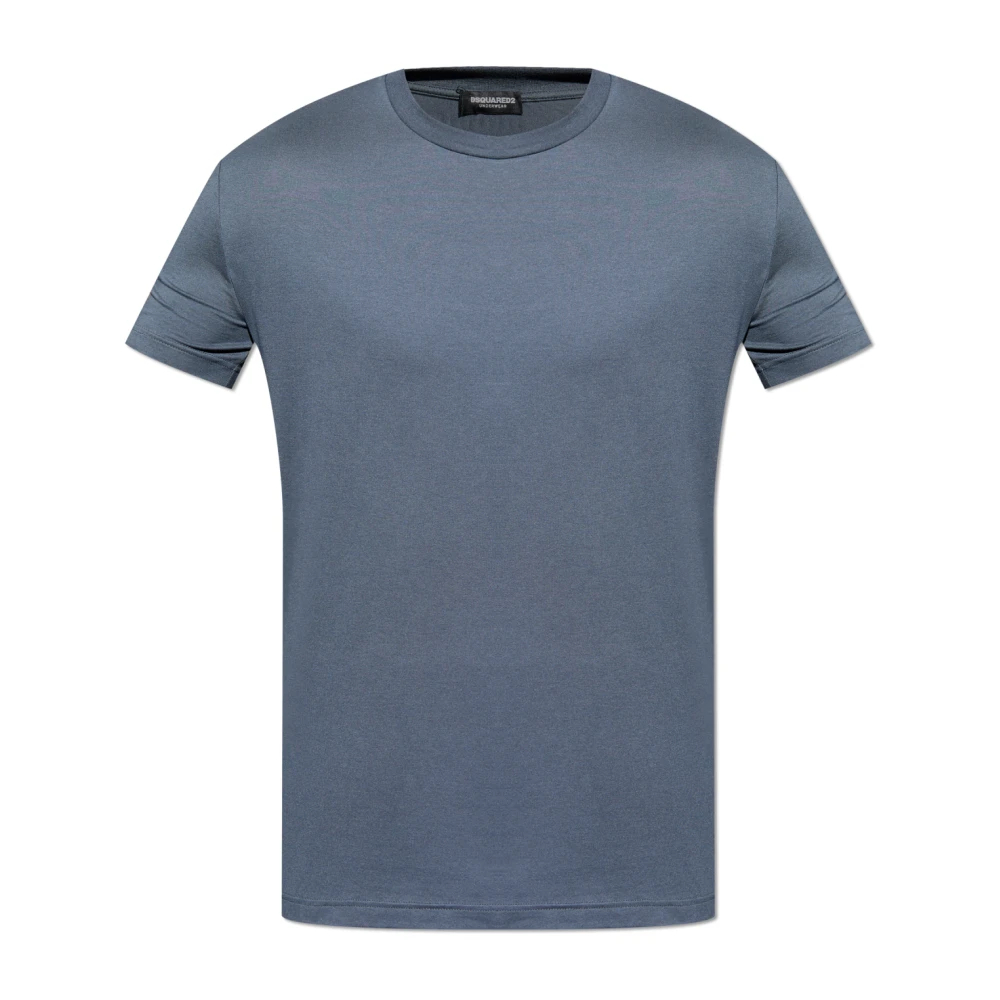 Dsquared2 Herren Grau - T-Shirt Im Lingerie-Stil Mit Rundhalsausschnitt - Tops - Xl
