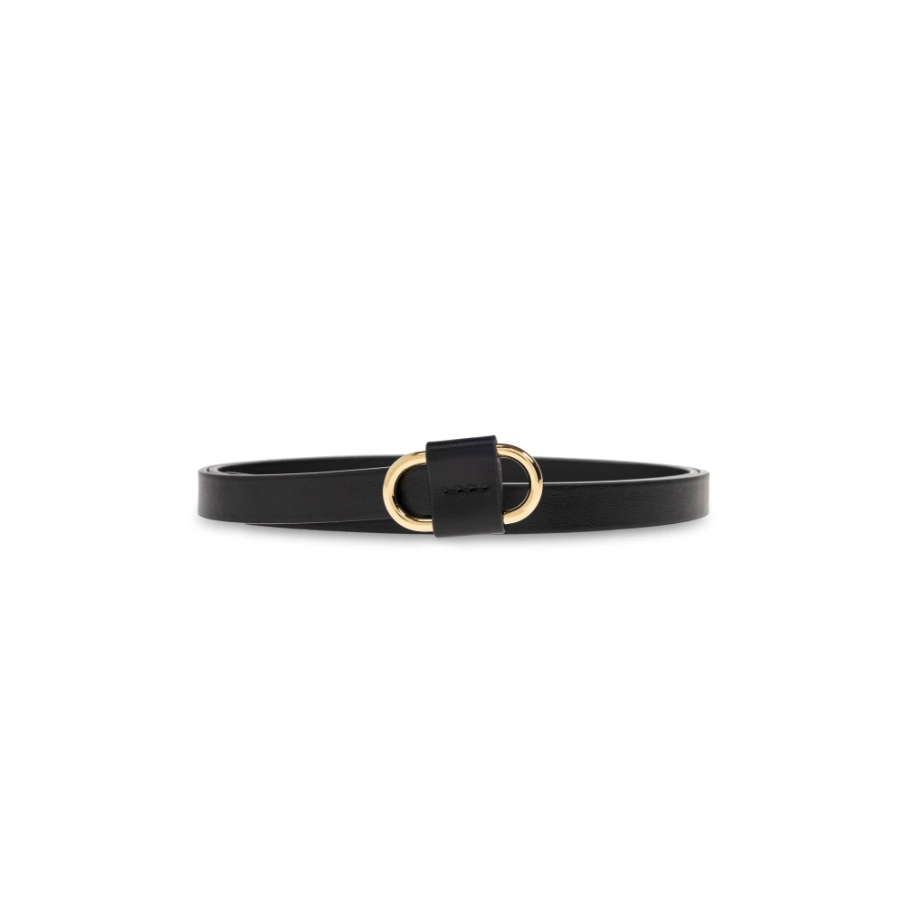 Dsquared2 Damen Schwarz - Ledergürtel - Accessories - K - 90 Cm