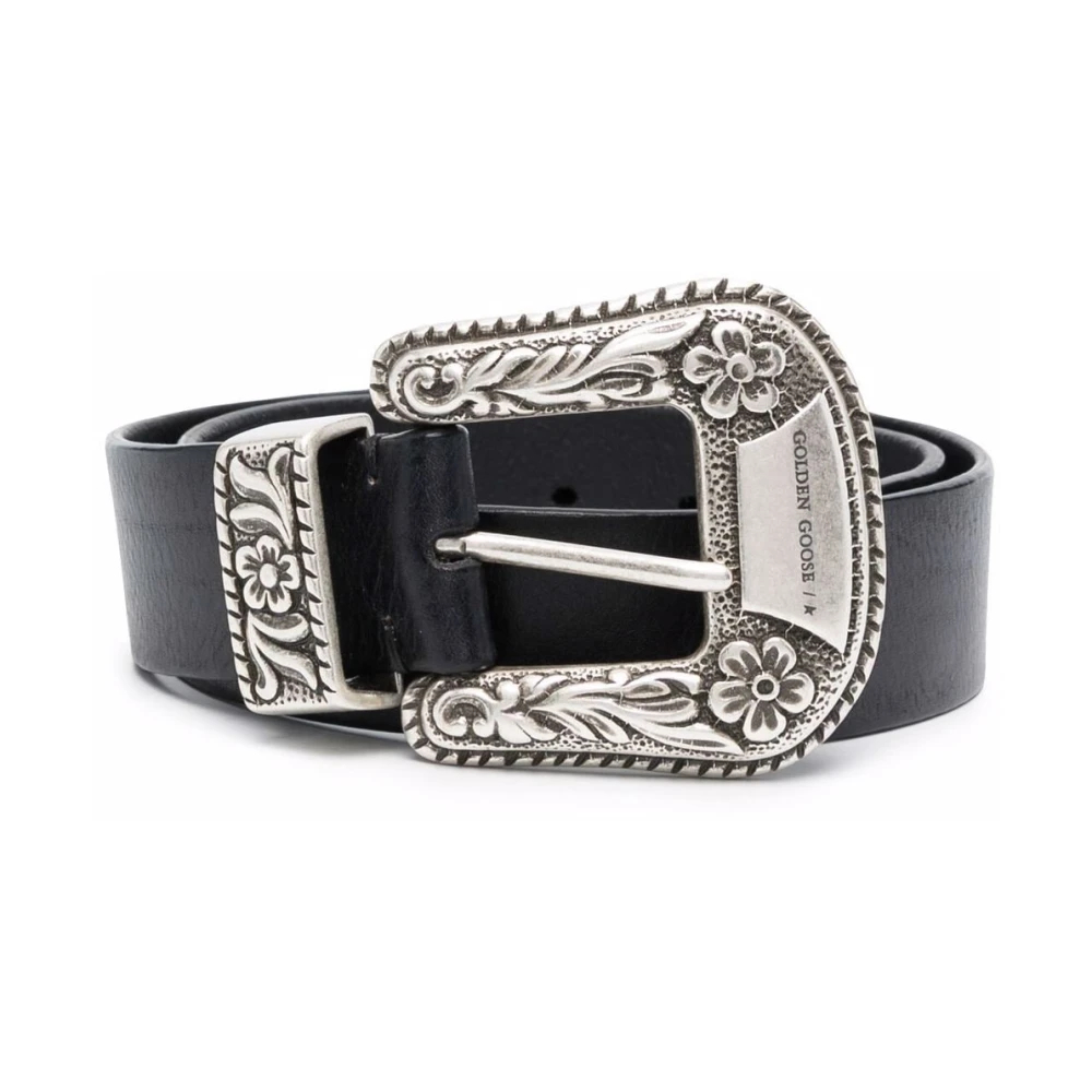 Golden Goose Damen Schwarz - Gürtel - Accessories - K - 75 Cm