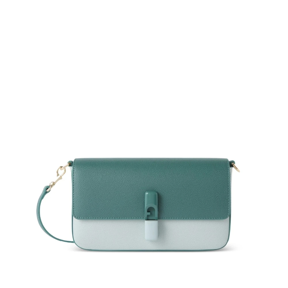 Furla Damen Grün Iride Umhängetasche S Edera Green Strukturiertes Leder - Bild 5
