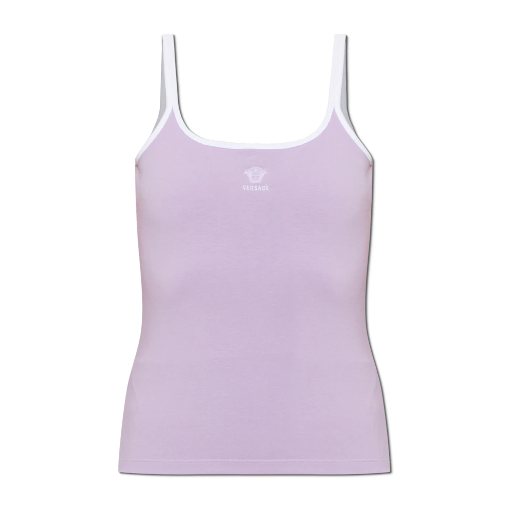 Versace Damen Violett - Träger-Top - Tops - Lila - L