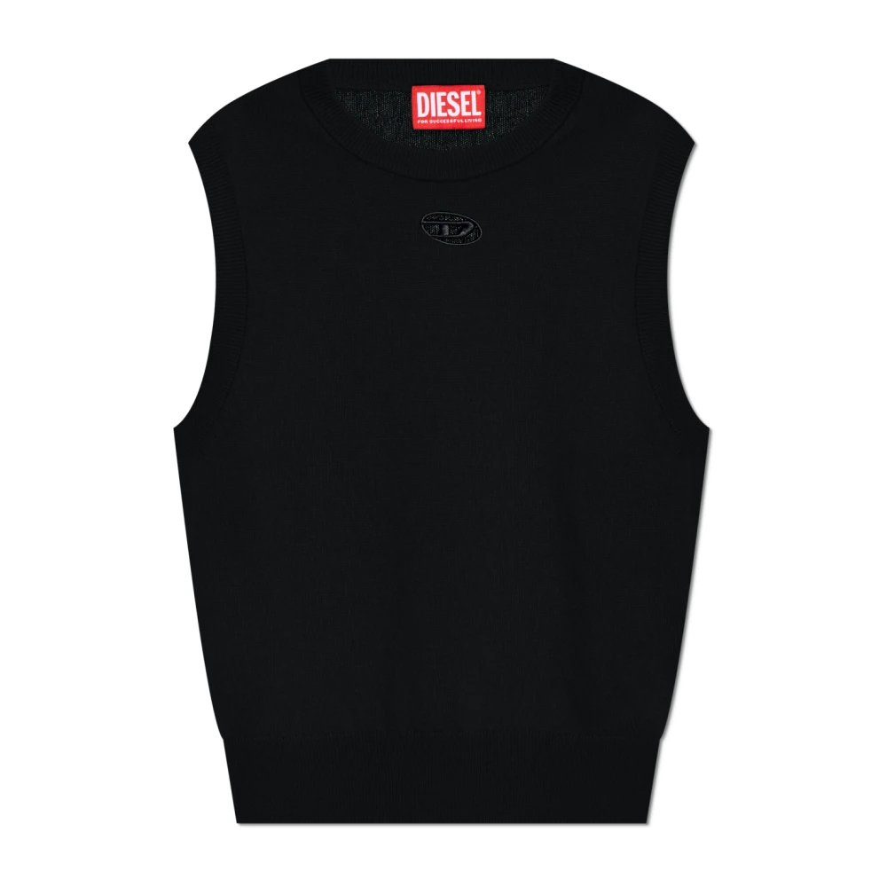Diesel Damen Schwarz - Ärmelloses Top - Tops - K - L