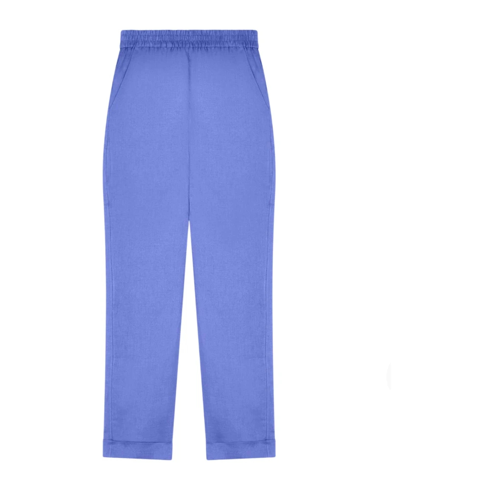 Emporio Armani Damen Blau - Tapered Hosen - Trousers - 3XL