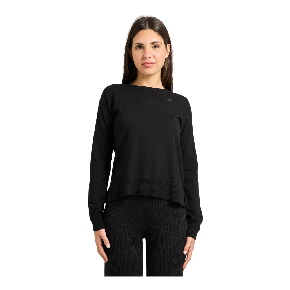 K-Way Damen Schwarz - Cropped Sweater - Knitwear - K - S