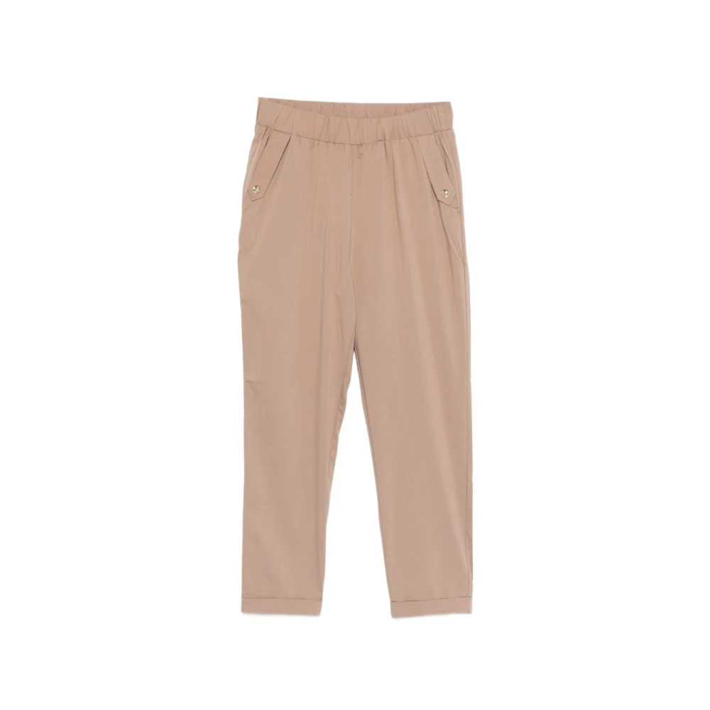 Liu Jo Damen Beige - Cropped Hosen - Trousers - S