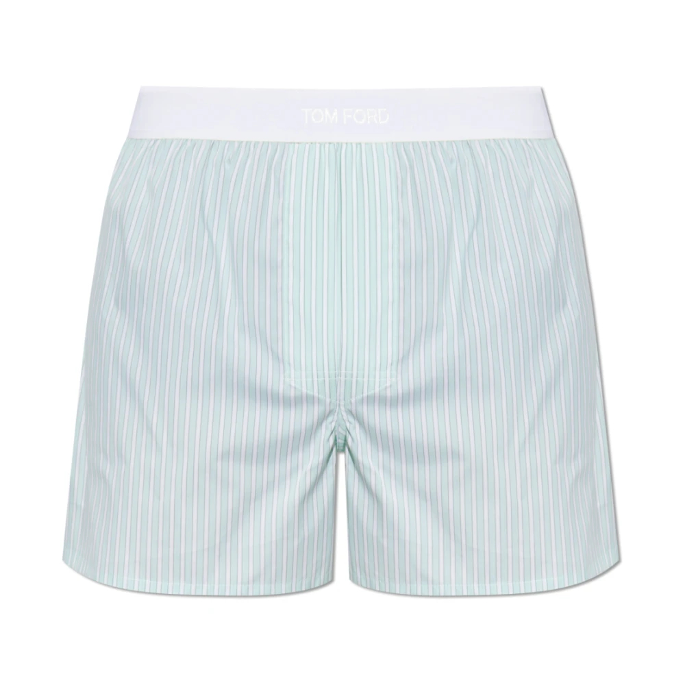 Tom Ford Herren Grün - Logo Unterwäscheshorts - Underwear - 2XL