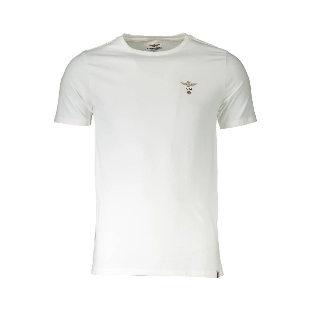 Aeronautica Militare Herren Weiß - Militär Luftfahrt Logo T-Shirt - Tops - Xl