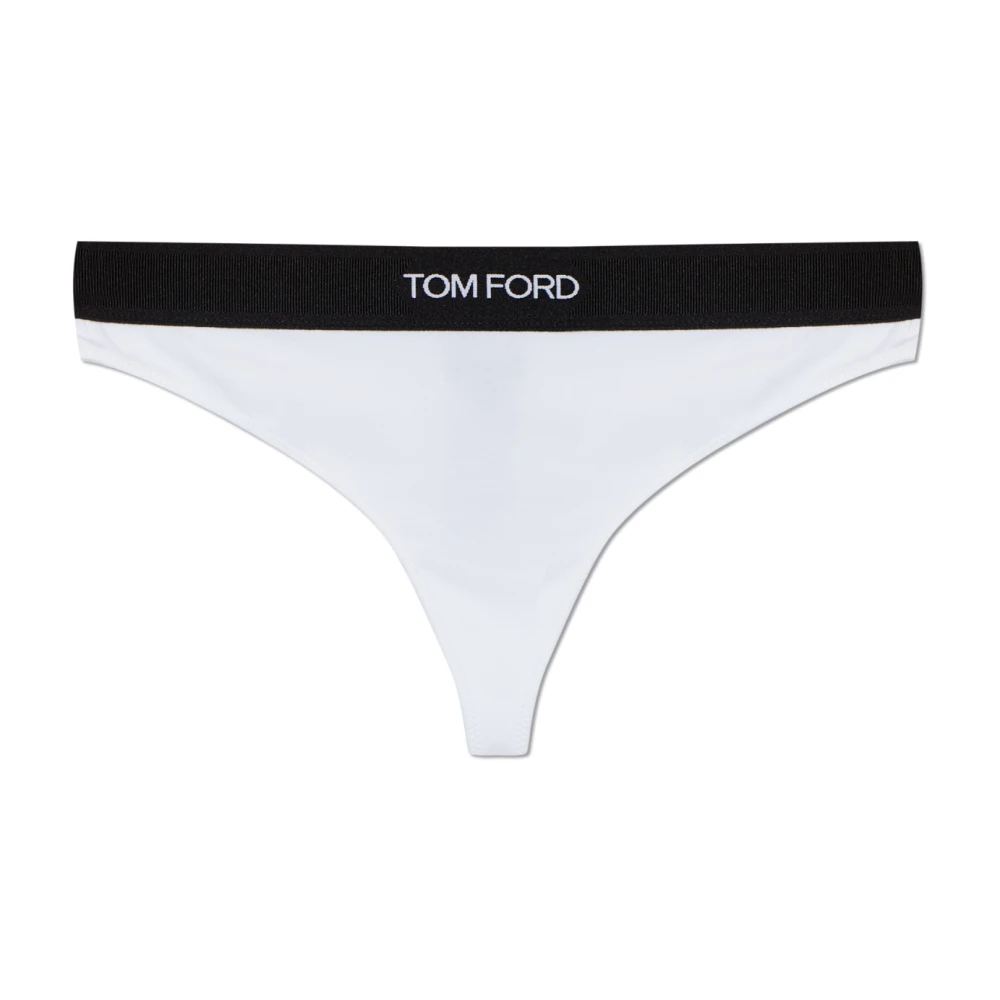 Tom Ford Damen Weiß - Modal Signature Thong - Underwear - Xs