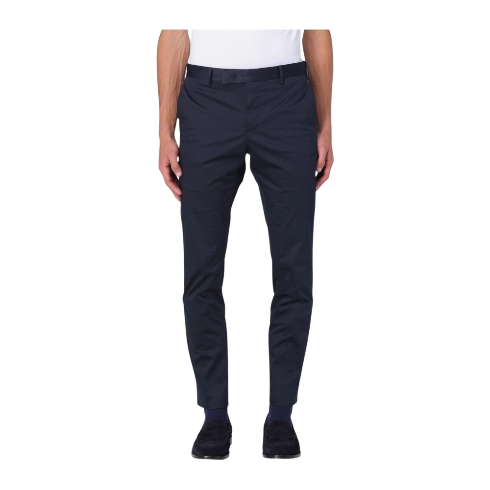 Pt Torino Herren Blau - Bequeme Stretch-Baumwollhose - Trousers - M