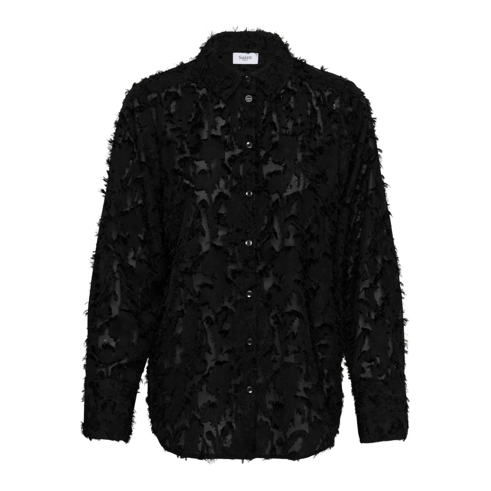 Saint Tropez - Blusen & Hemden - Blouses & Shirts - Damen - Schwarzk - M